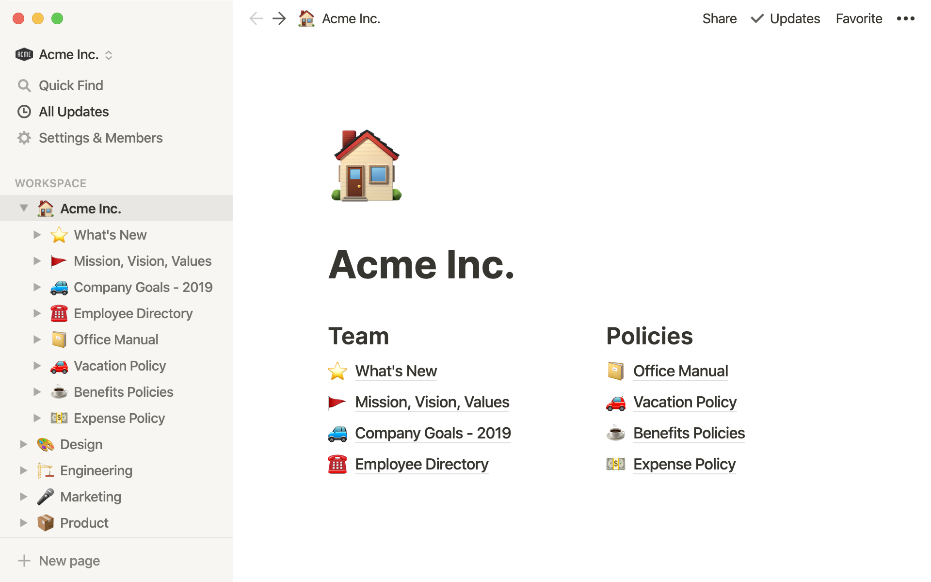 Notion screenshot