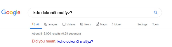 Koho dokončí matfyz?